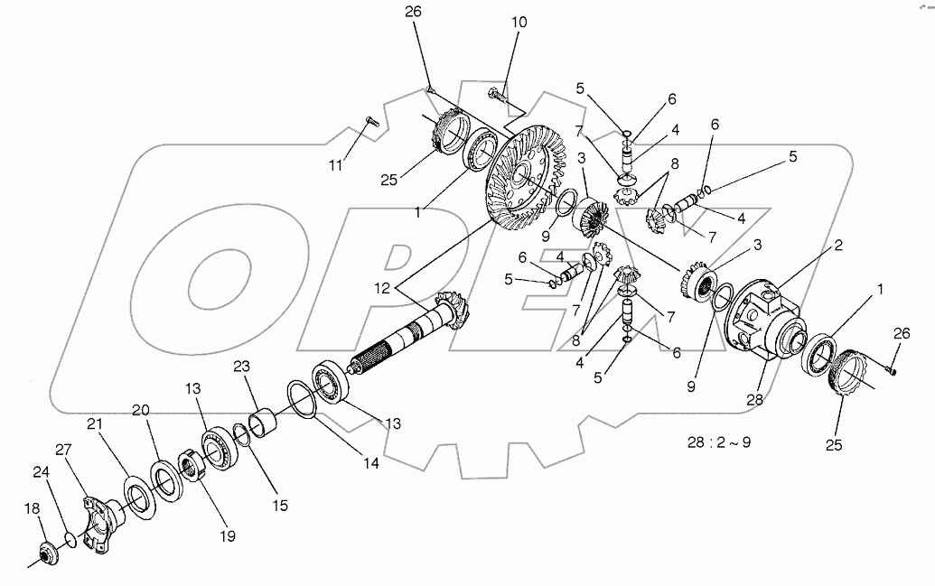  DIFFERENTIAL - REAR AXLE