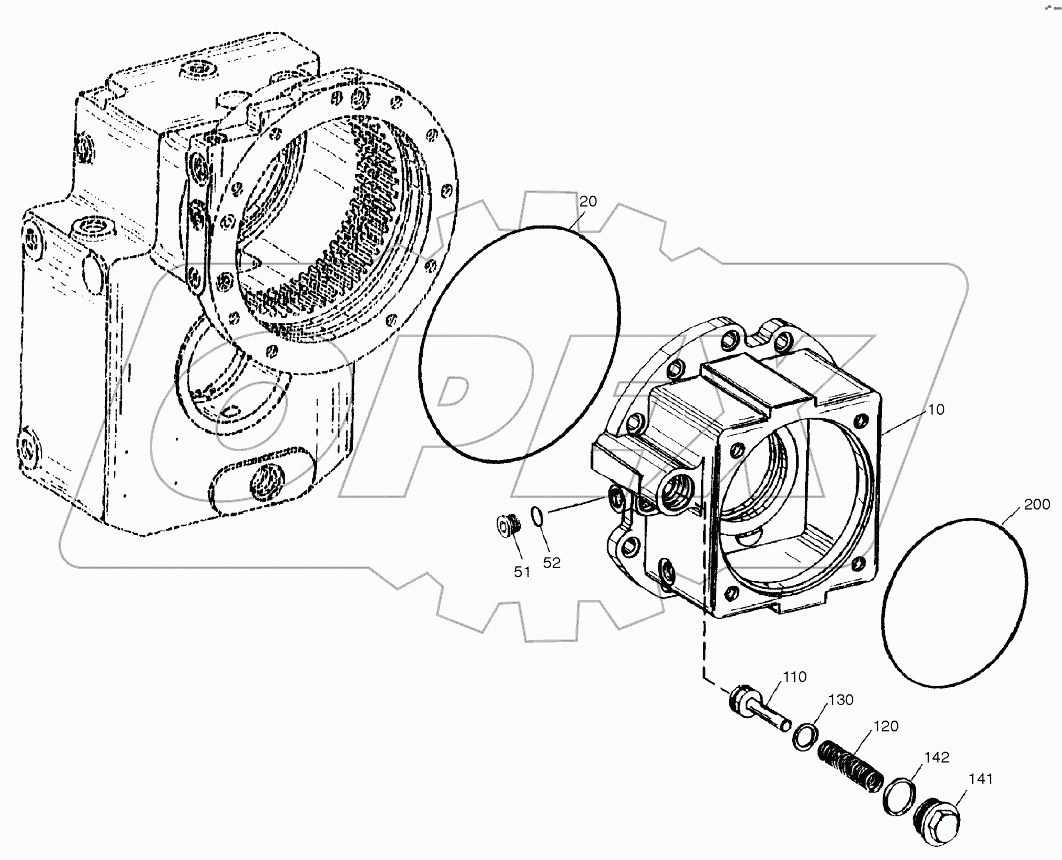  PROPELLING HOUSING - TRANSMISSION