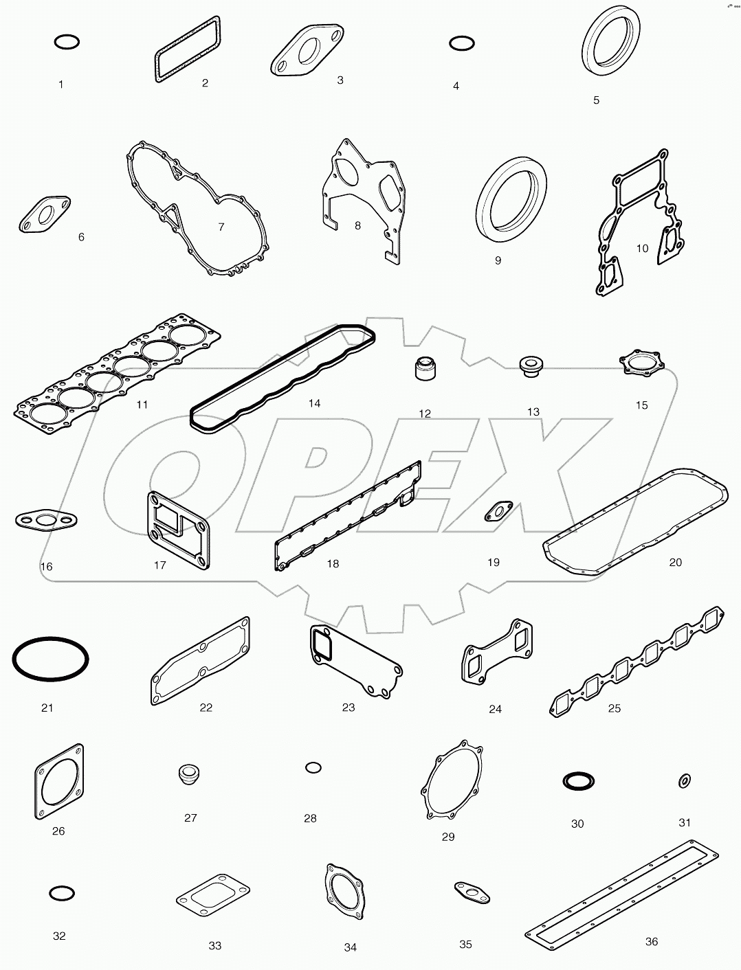  OVER HAUL GASKET KIT - ALL