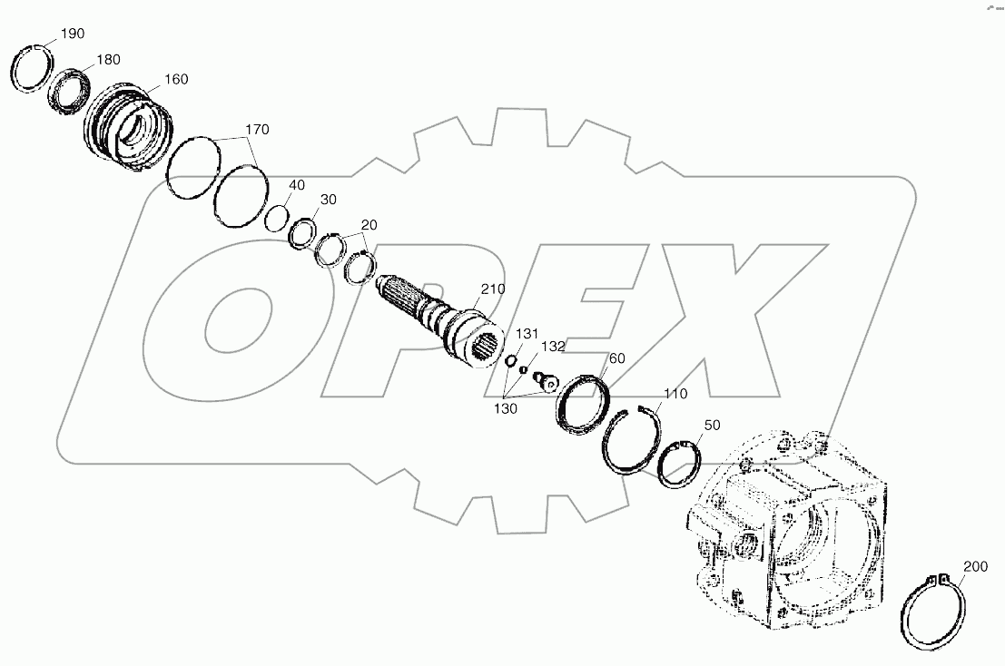  INPUT SHAFT - TRANSMISSION