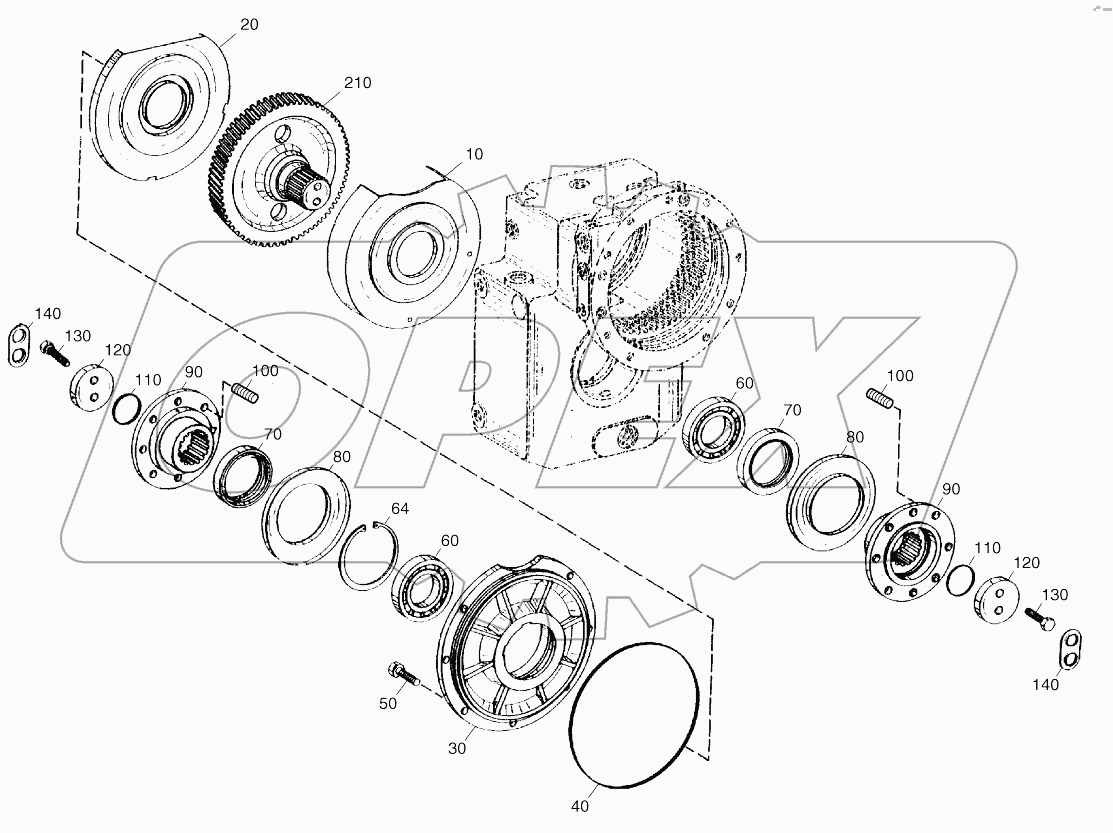  OUTPUT SHAFT - TRANSMISSION