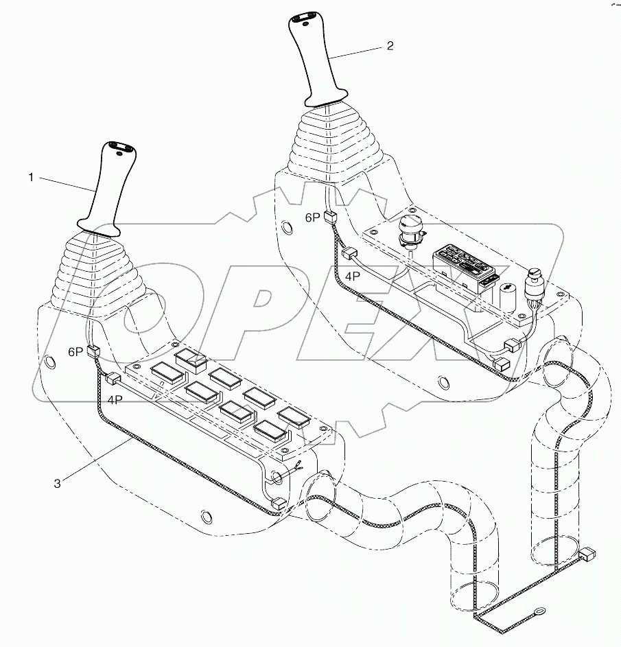  JOYSTICK VALVE ASSY 3 - SWITCH