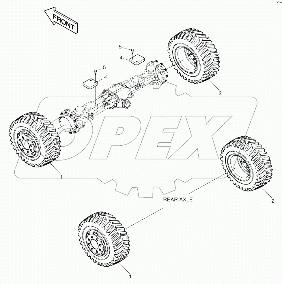  POWER TRAIN - SINGLE TIRE