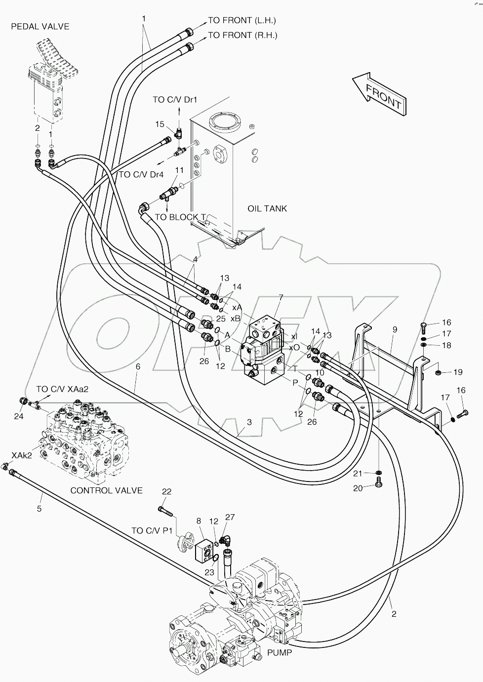  MAIN PIPING - ROTATION AND TILTING