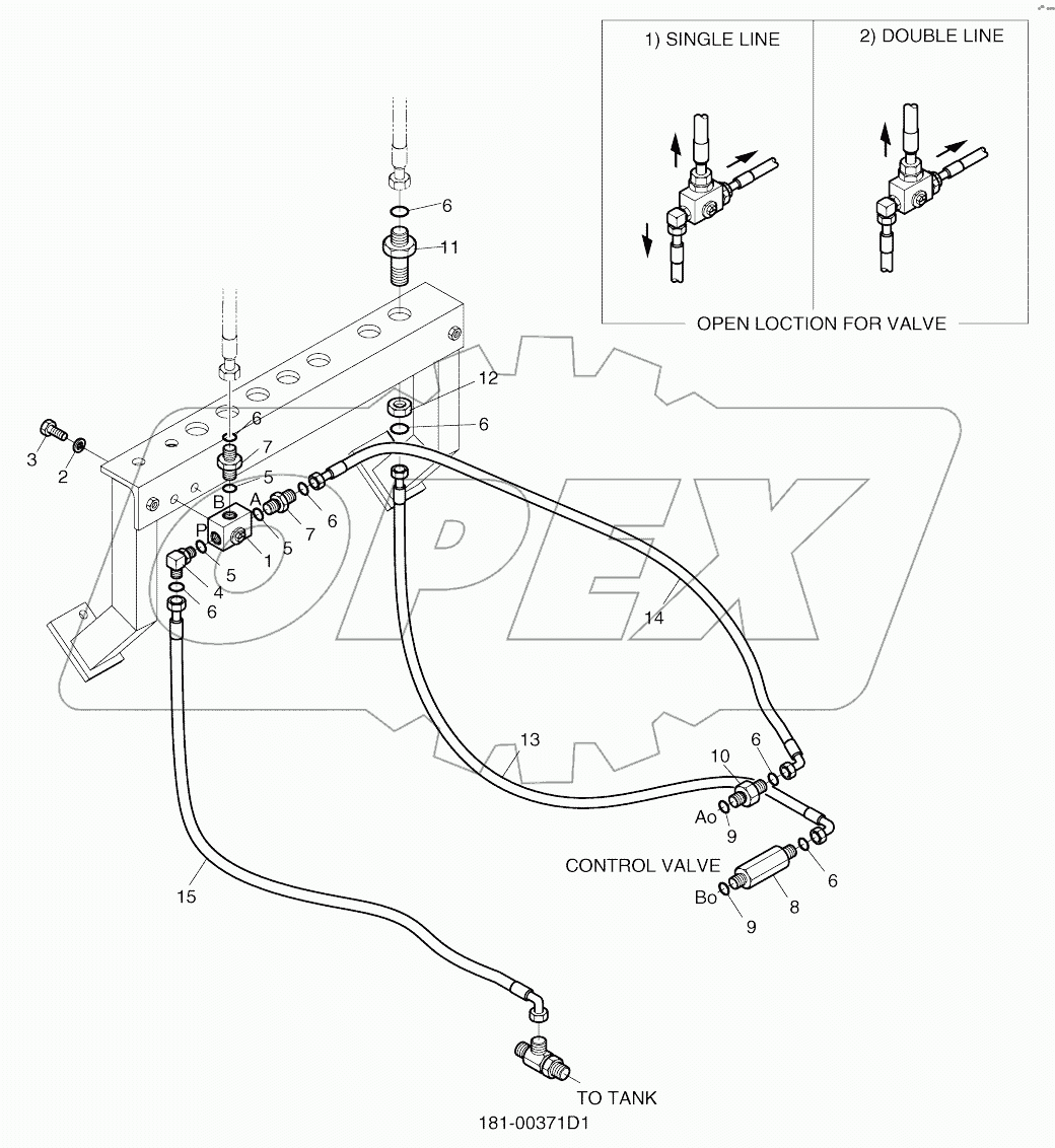  MAIN PIPING - ARTI. BOOM - 2 WAY