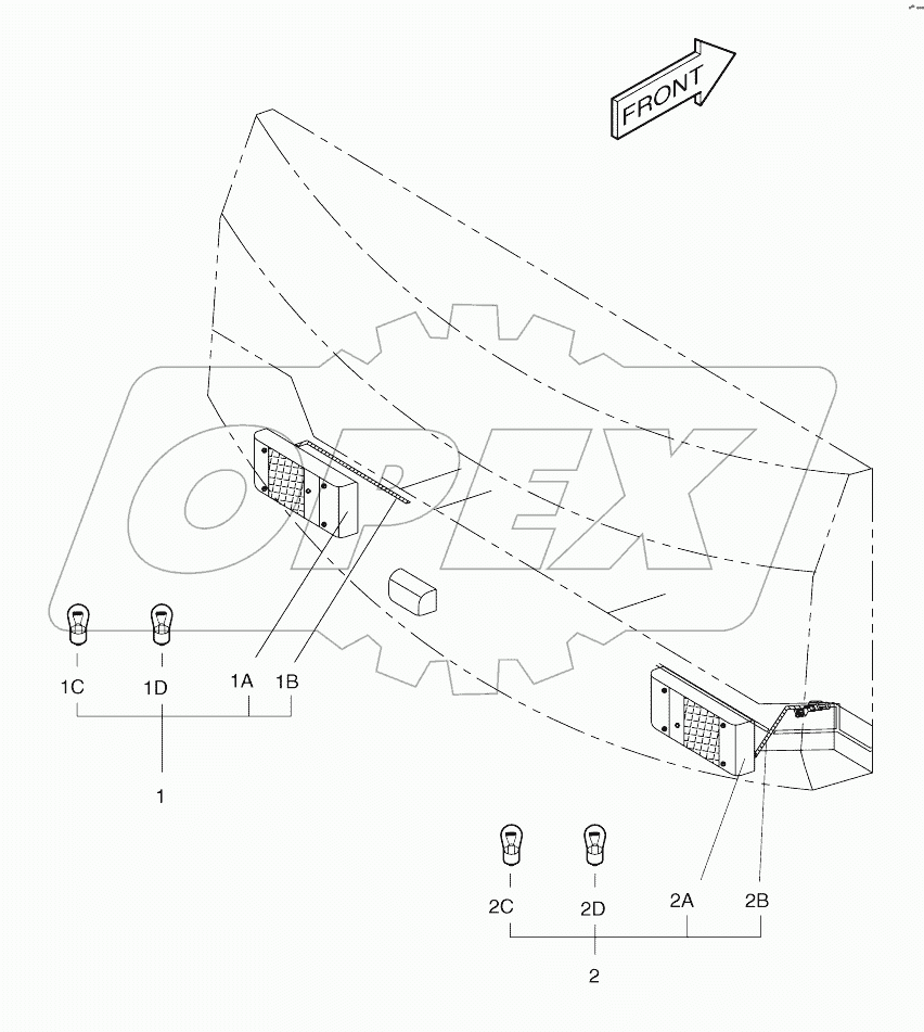  REAR COMBI. LAMP - HOMOLOGATION