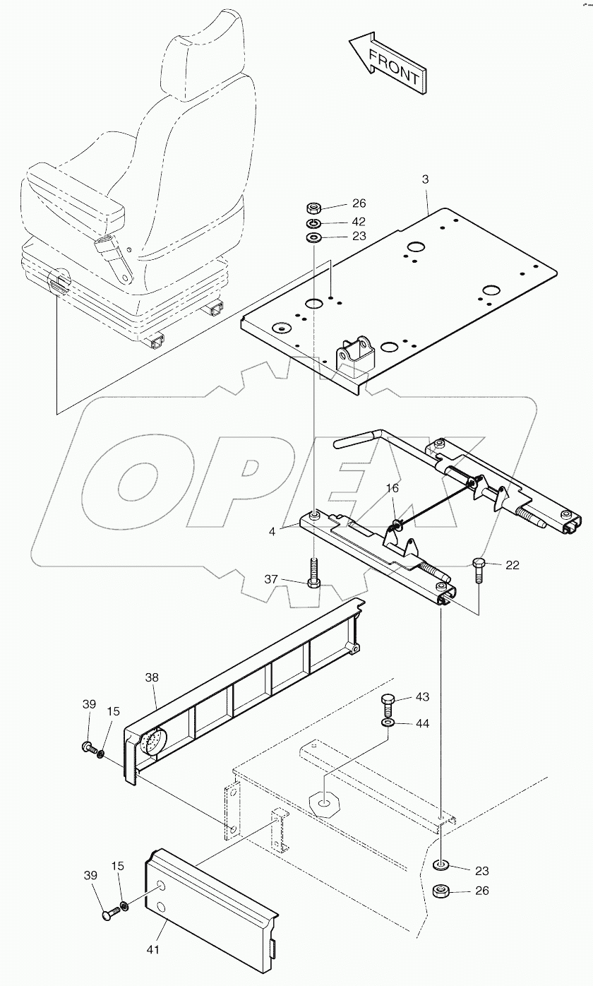 SEAT AND ELECTRIC BOX