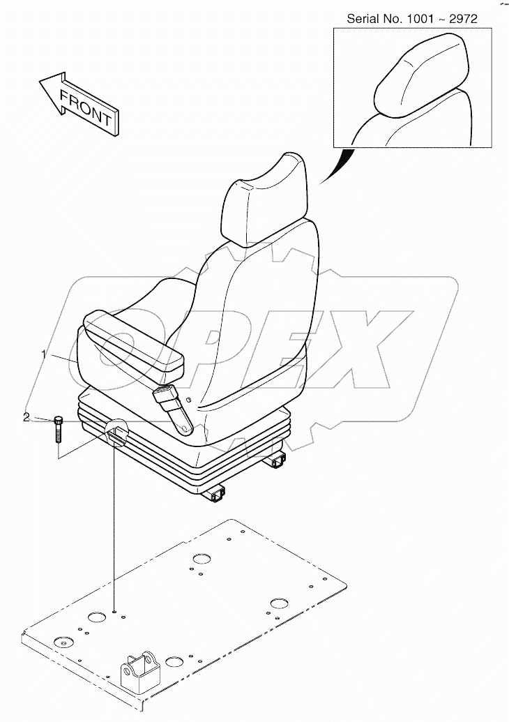  SEAT MOUNTING