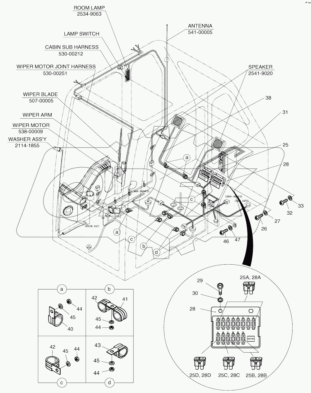  ELECTRIC PARTS (4) - CABIN