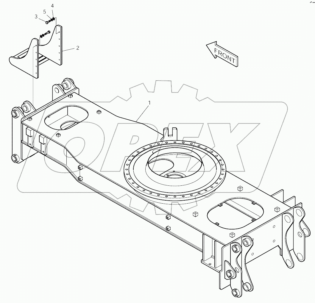  CHASSIS FRAME-CRADDLE
