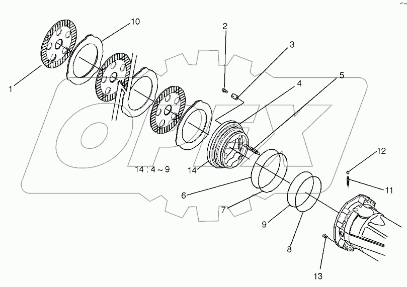  BRAKE-FRONT AXLE