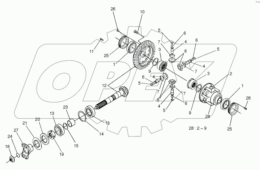  DIFFERENTIAL-REAR AXLE