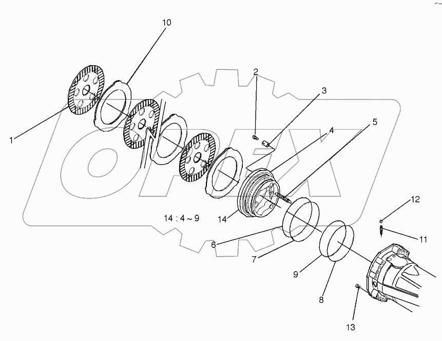  BRAKE-REAR AXLE