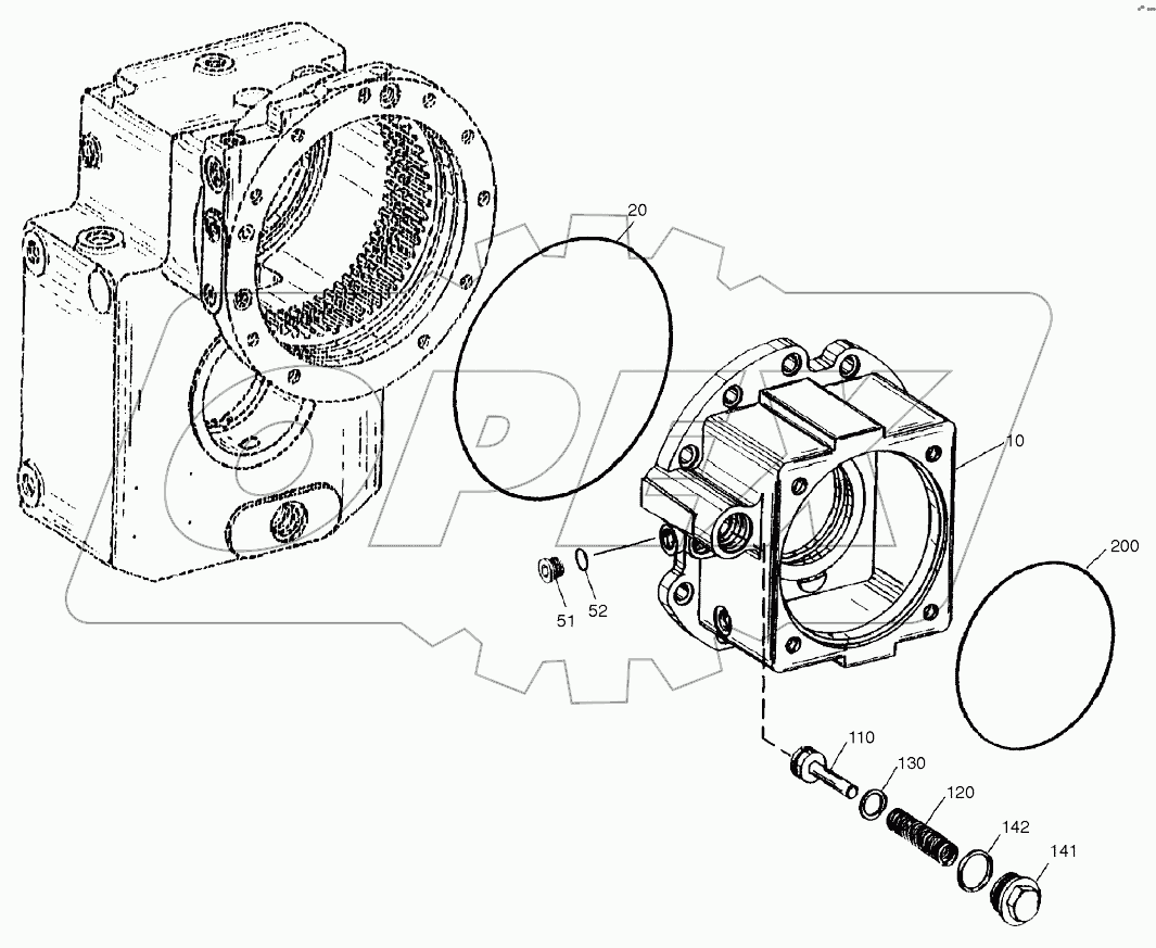  PROPELLING HOUSING-TRANSMISSION