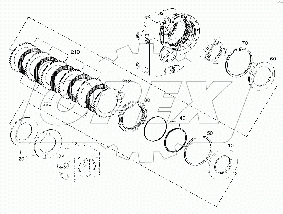 M-DISC BRAKE-TRANSMISSION