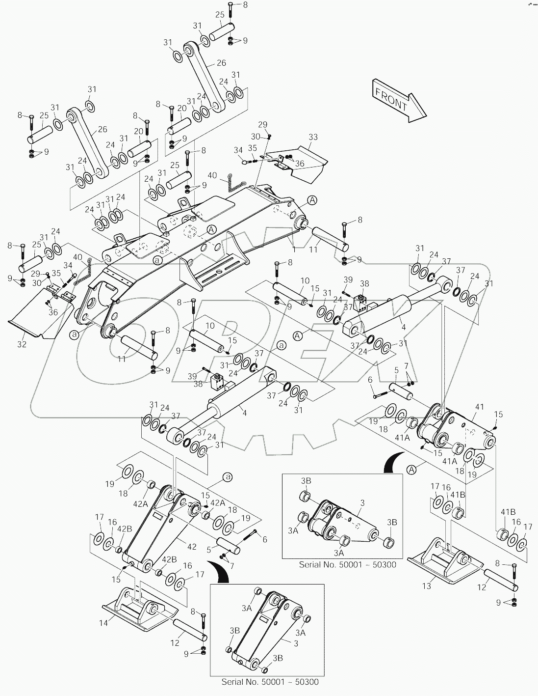  OUTRIGGER ASSY-FRONT