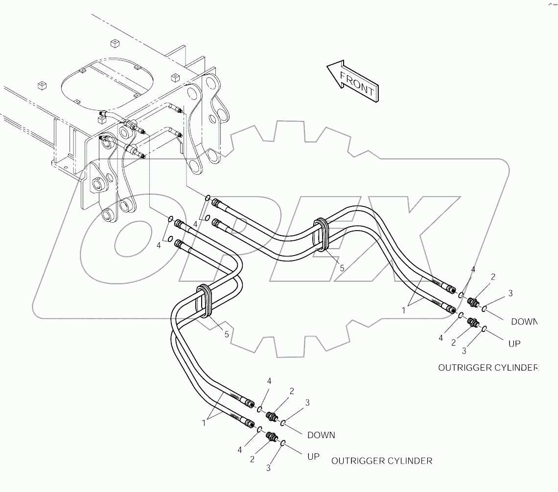  REAR OUTRIGGER PIPING
