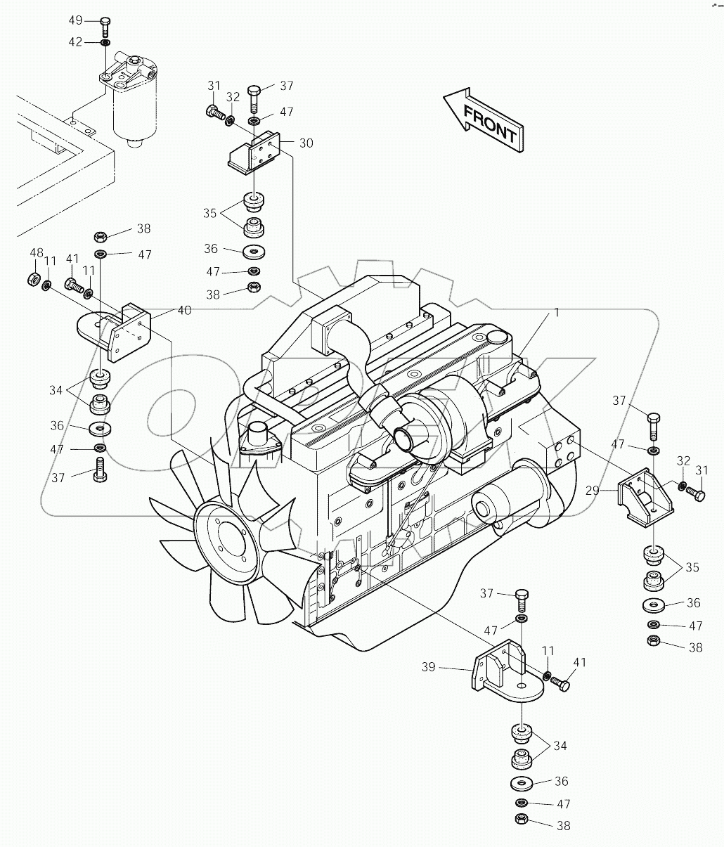  ENGINE MOUNTING
