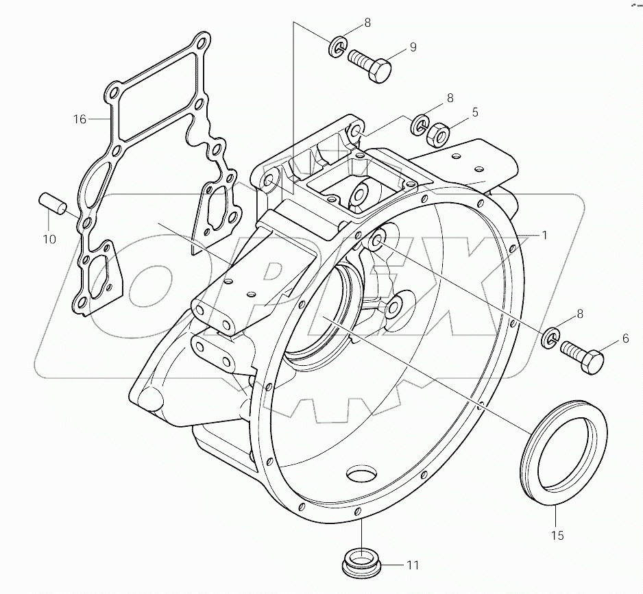 FLYWHEEL HOUSING