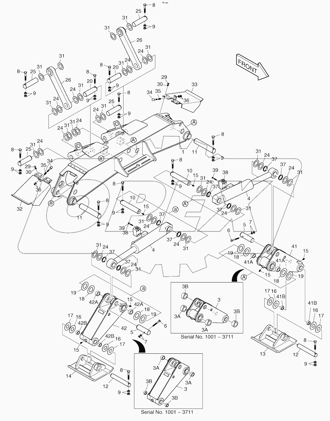  OUTRIGGER ASSY-FRONT