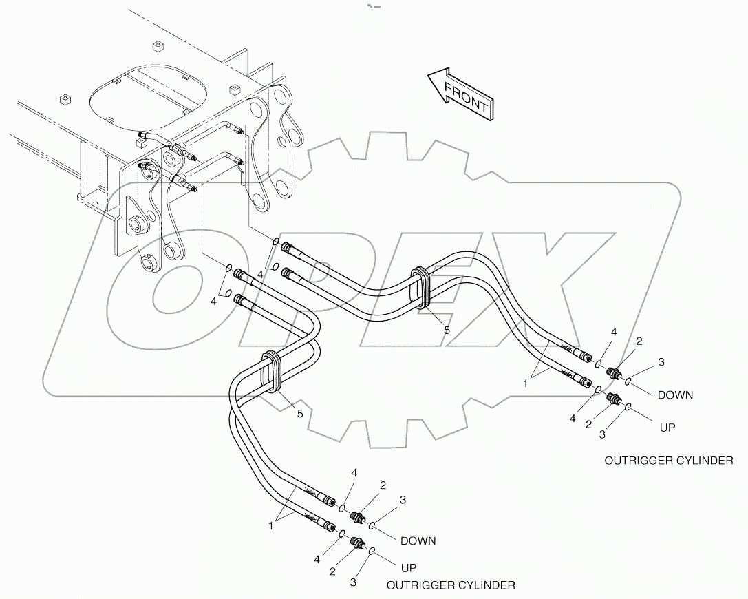  REAR OUTRIGGER PIPING