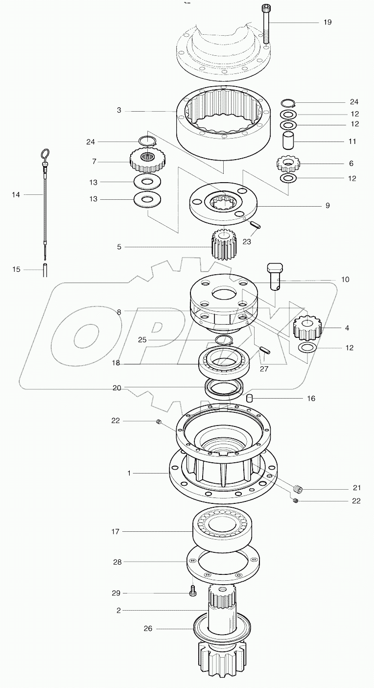  SWING REDUCTION GEAR