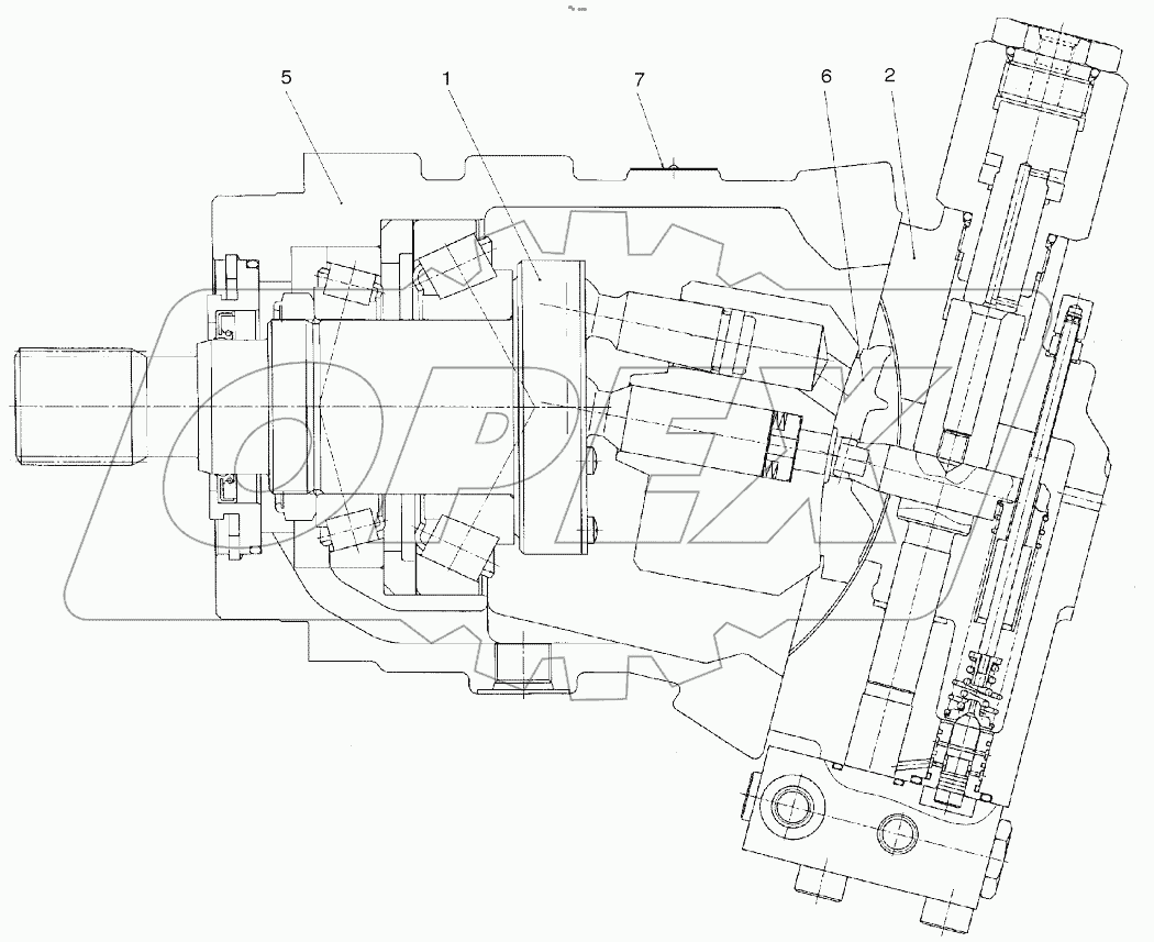  PISTON MOTOR-TRAVEL MOTOR