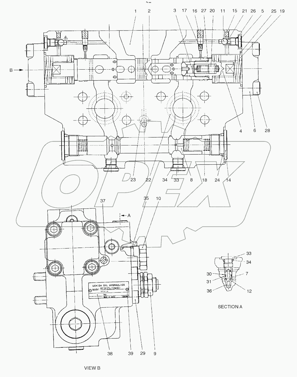  COUNTER BALANCE VALVE-TRAVEL MOTOR