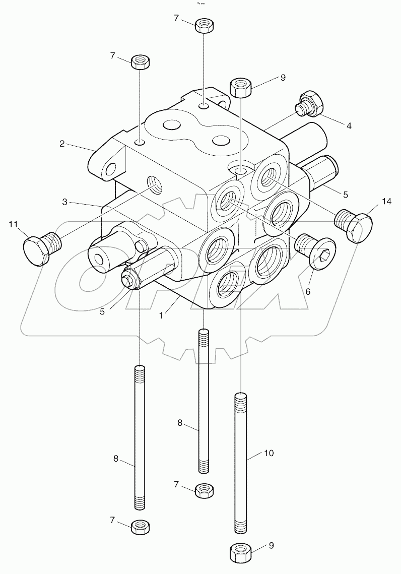  CONTROL VALVE-ARTI.BOOM (3105-)