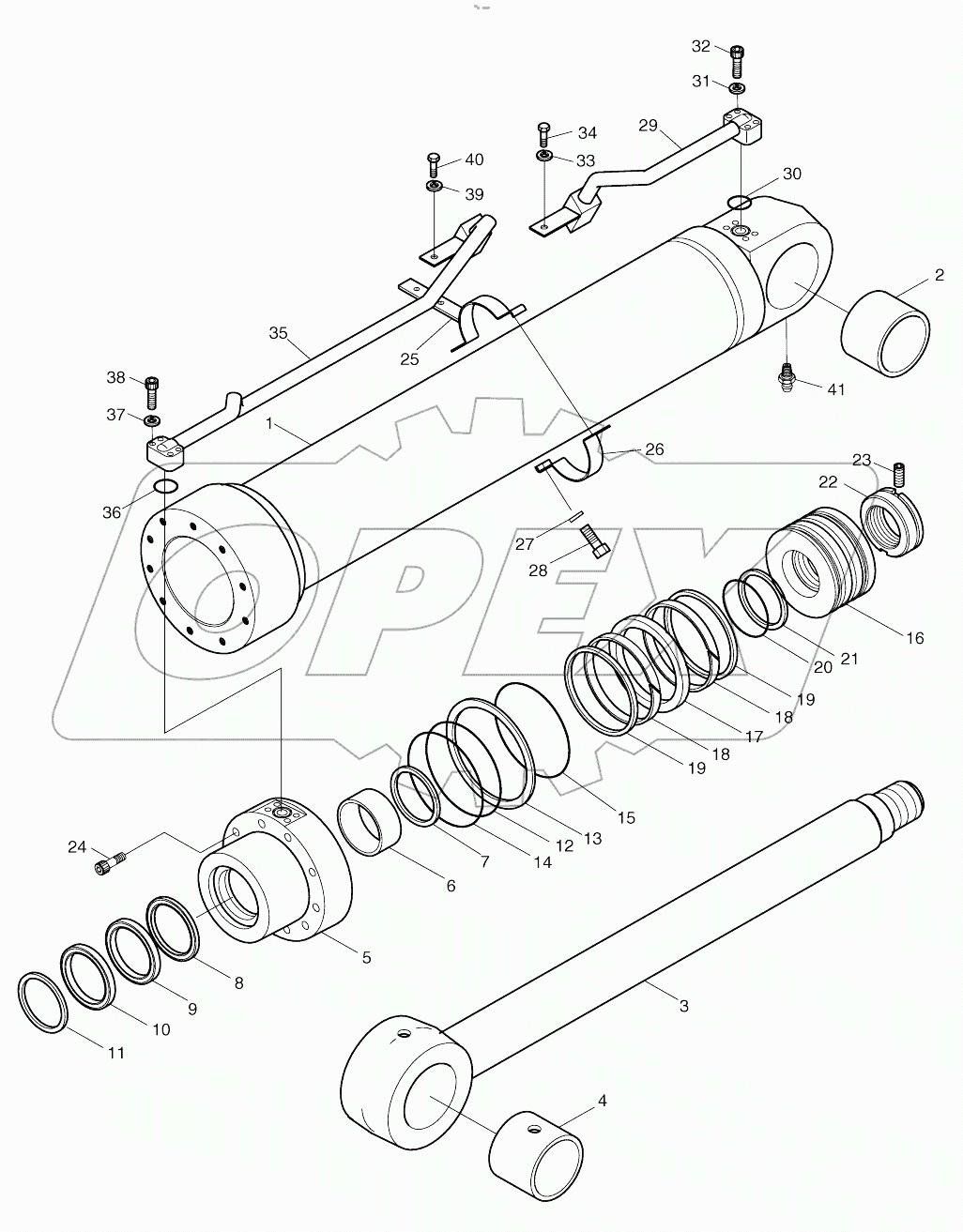  BOOM CYLINDER (L.H.)