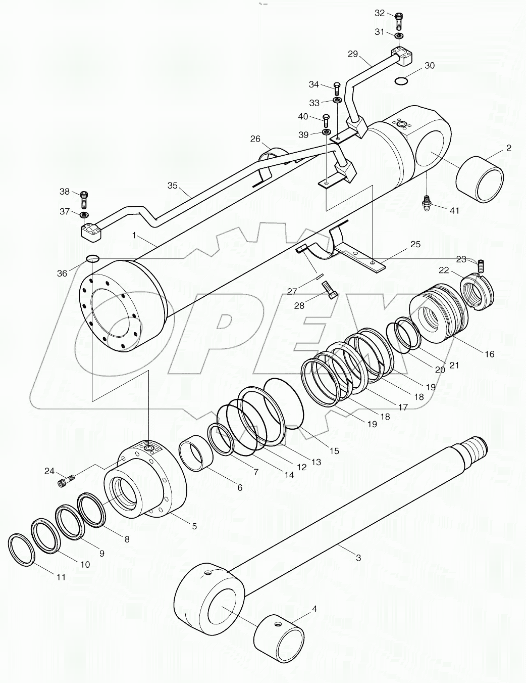  BOOM CYLINDER (R.H.)