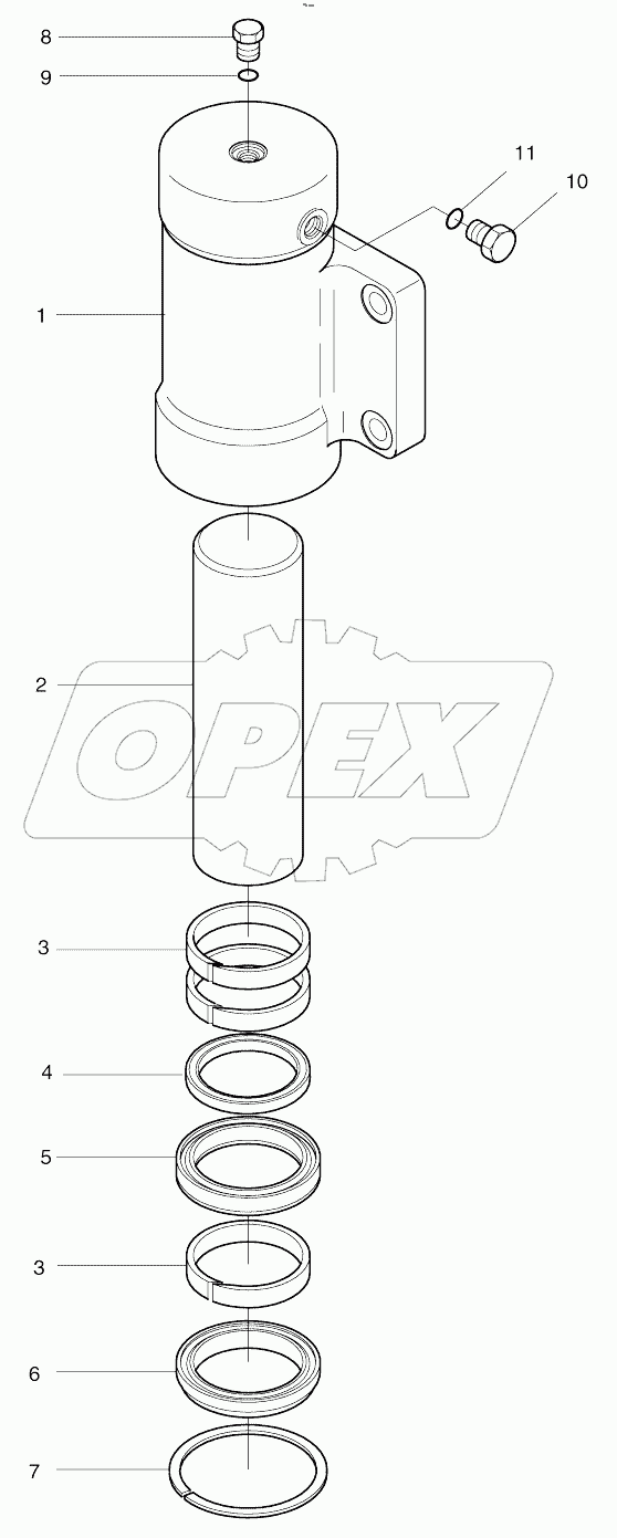  CHOCKING CYLINDER (1001~1959)
