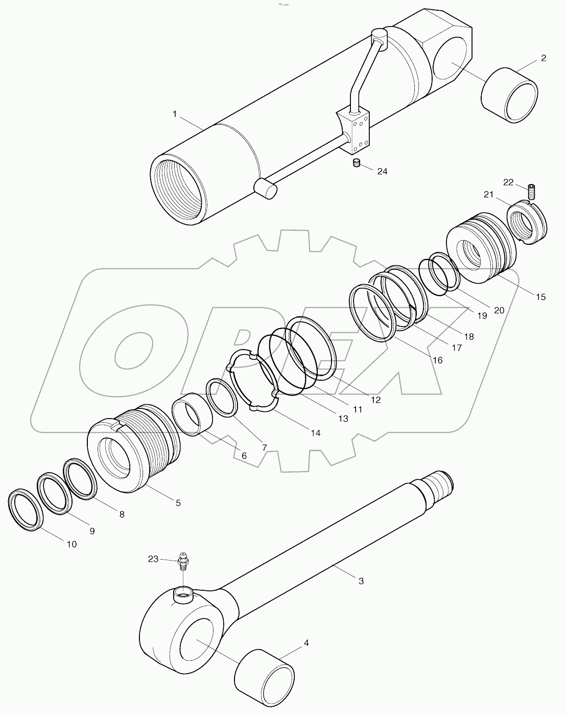  OUTRIGGER CYLINDER-FRONT