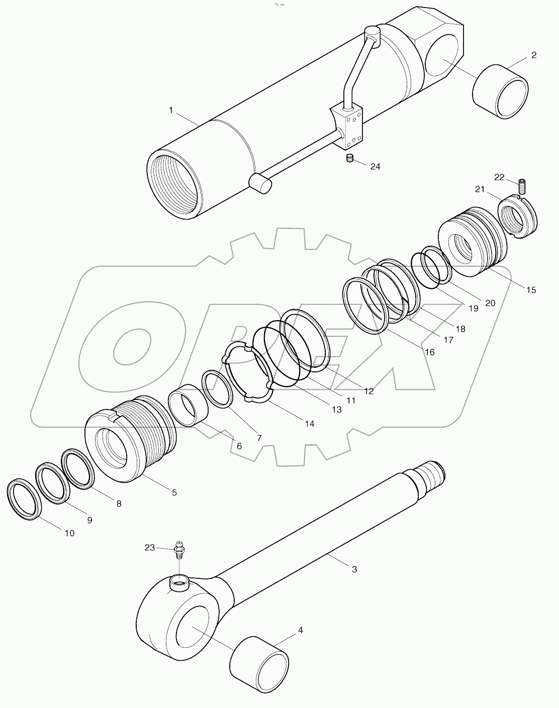  OUTRIGGER CYLINDER-REAR (2750-)