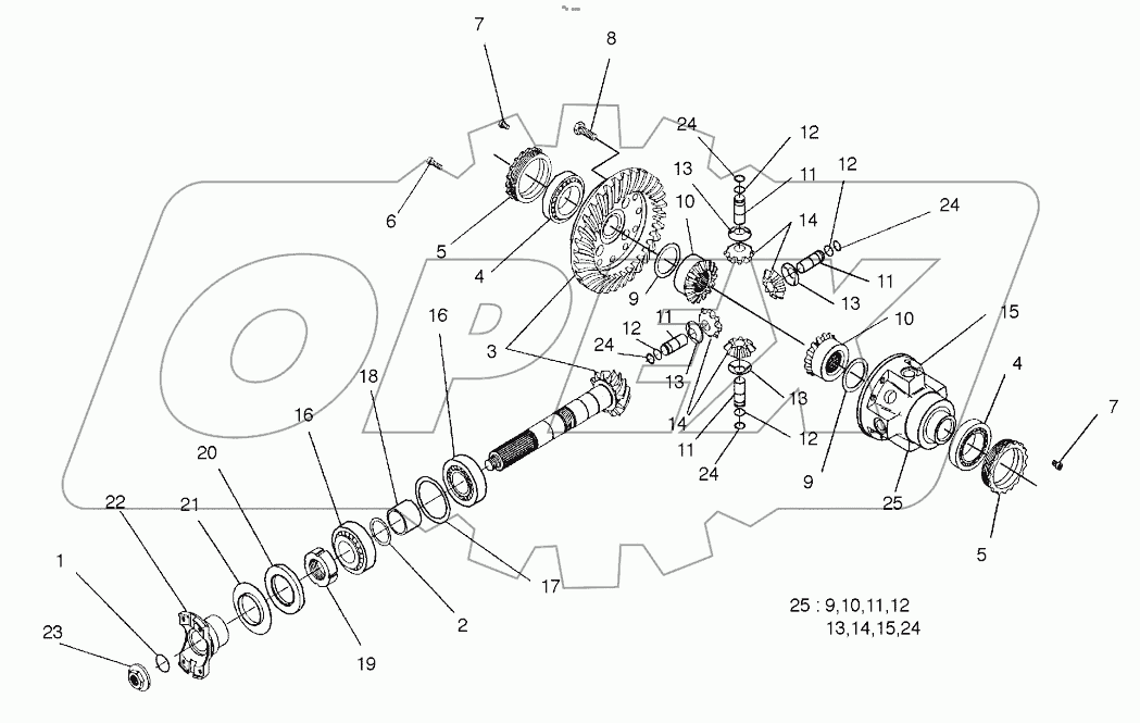  DIFFERENTIAL-FRONT AXLE