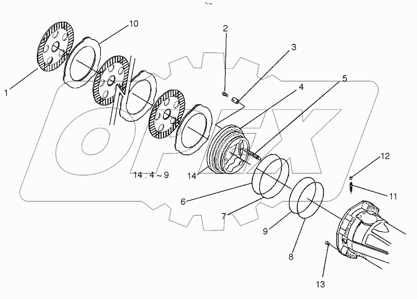  BRAKE-FRONT AXLE