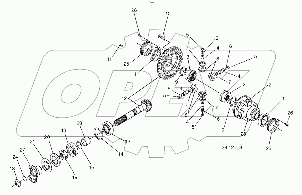  DIFFERENTIAL-REAR AXLE