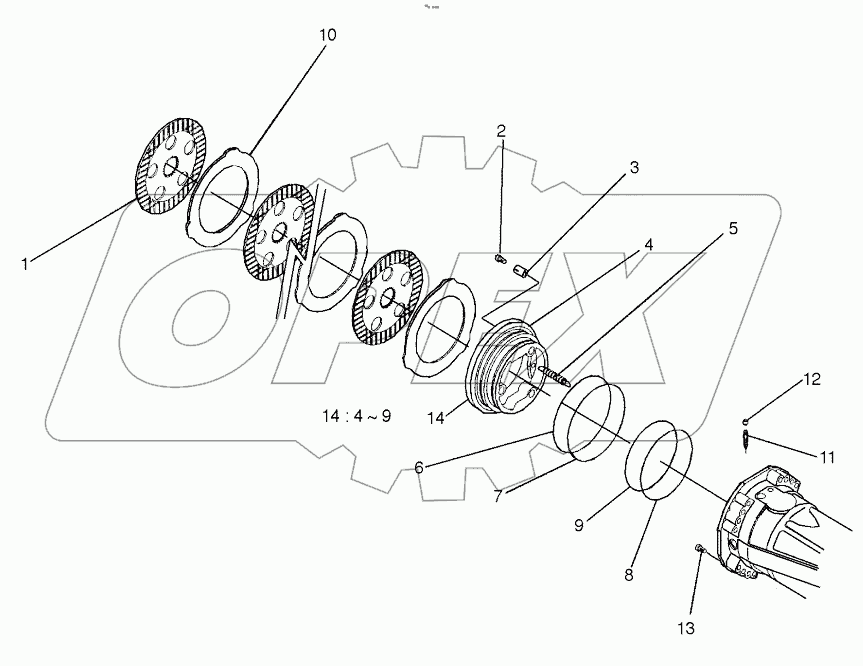  BRAKE-REAR AXLE