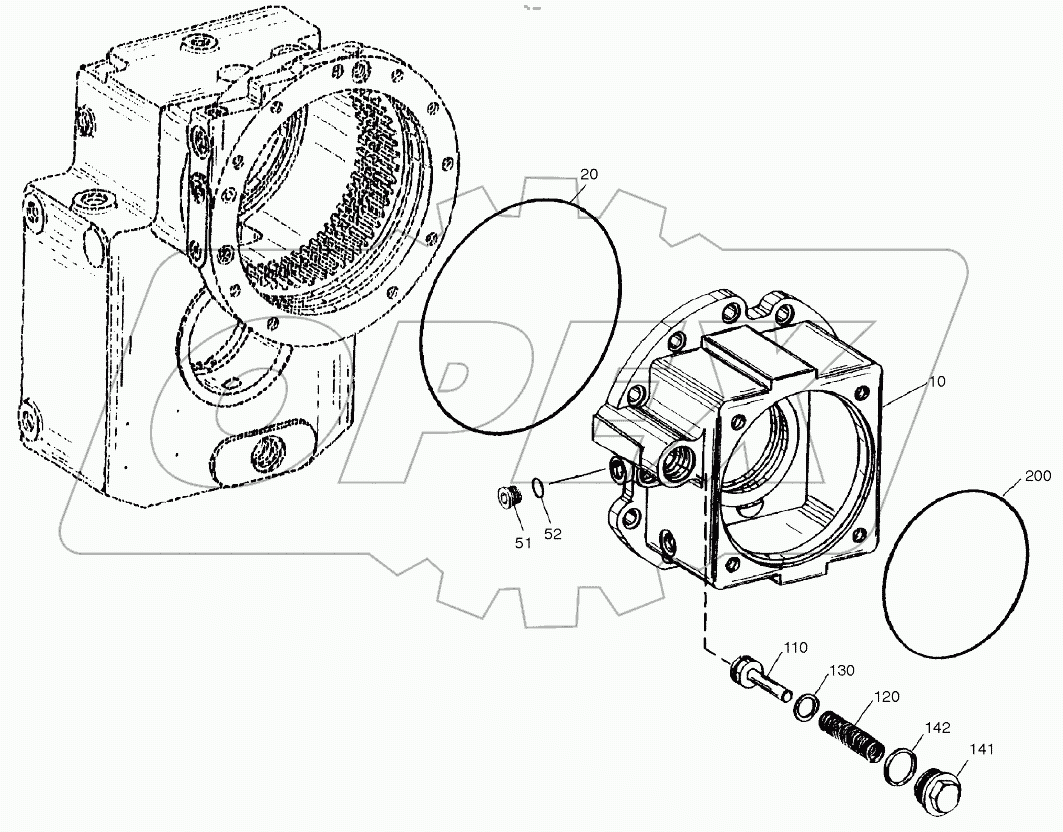 PROPELLING HOUSING-TRANSMISSION