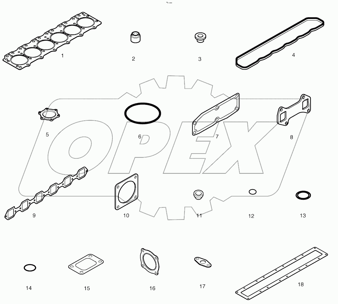  OVER HAUL GASKET KIT-TOP
