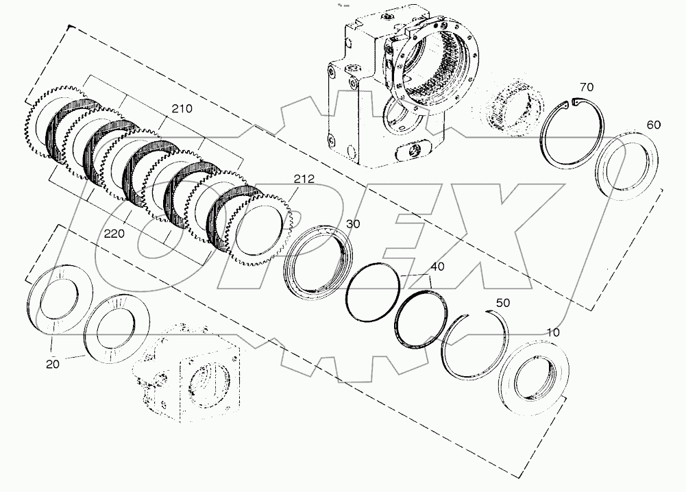  M-DISC BRAKE-TRANSMISSION