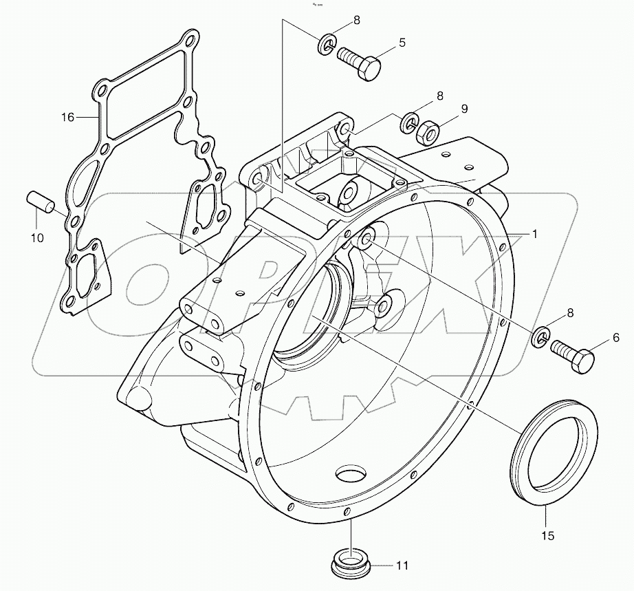  FLYWHEEL HOUSING