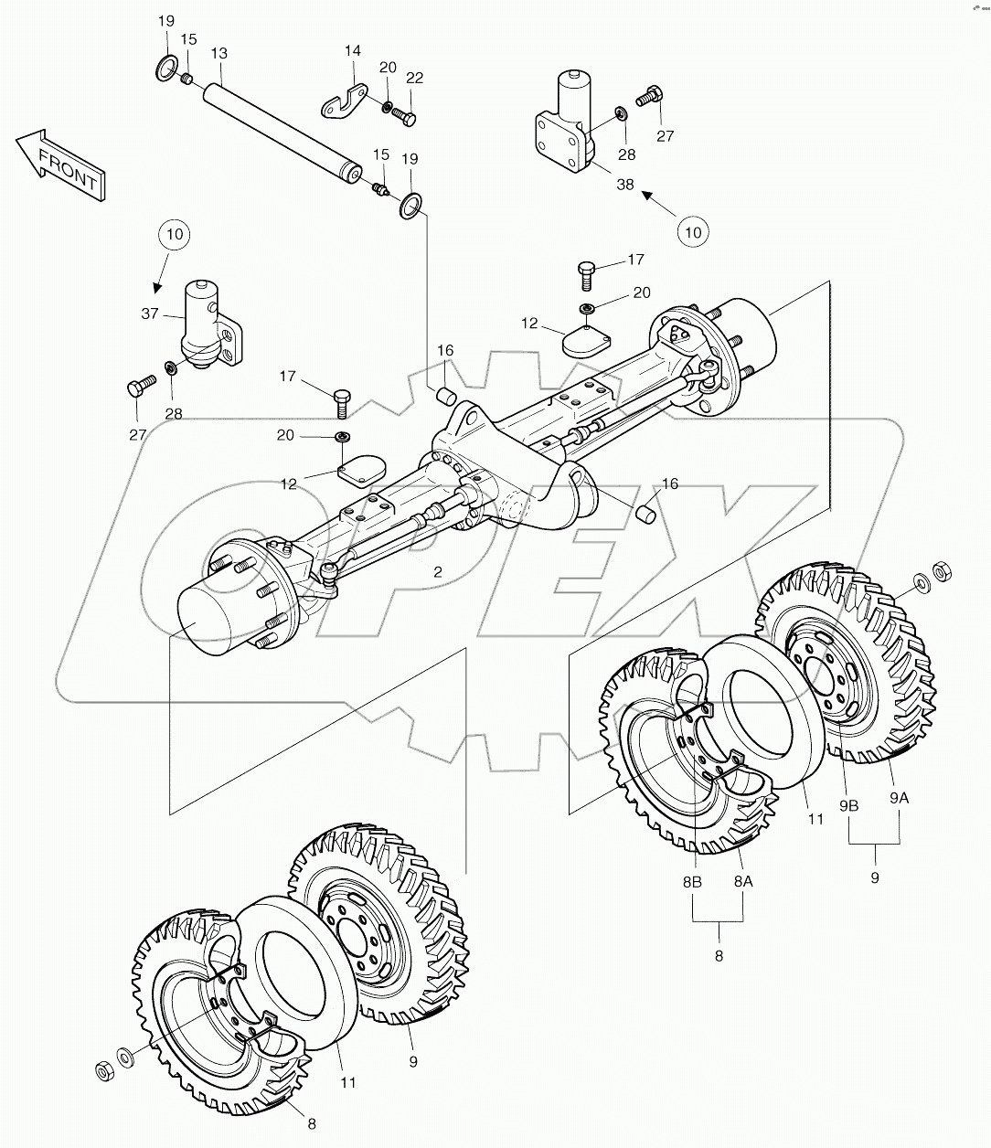  POWER TRAIN (1)-FRONT AXLE