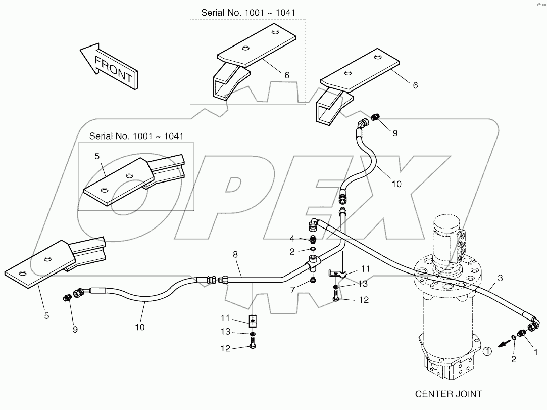  BRAKE PIPING (1)-FRONT