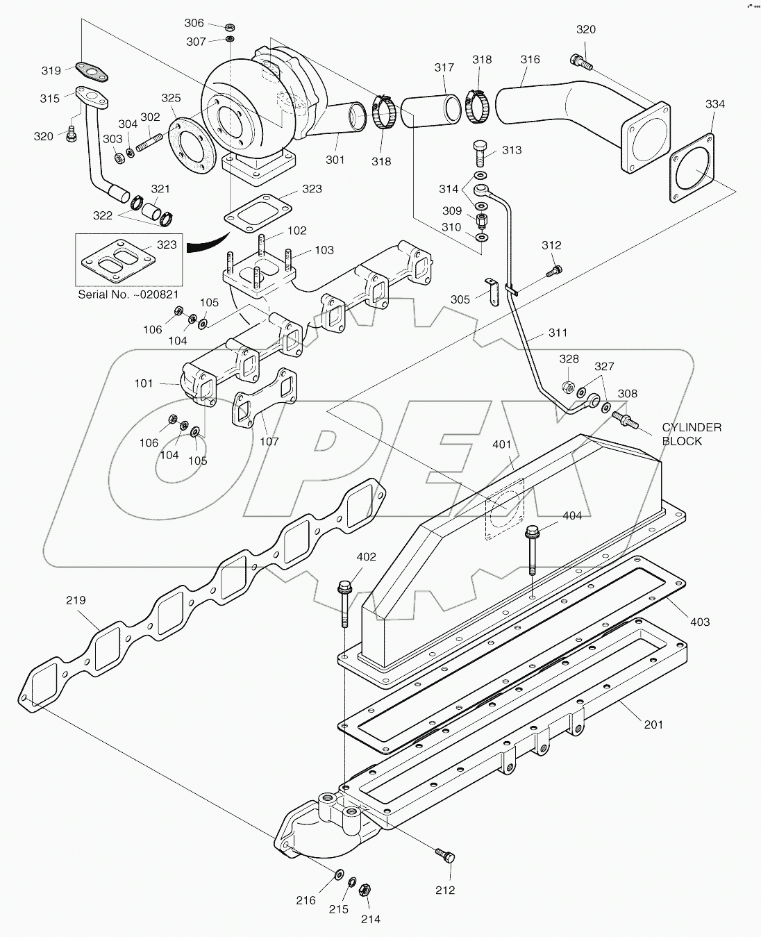  INTAKE AND EXHAUST MANIFOLD
