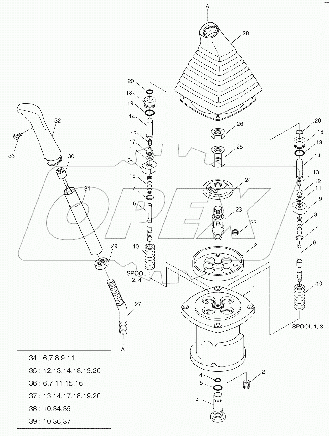  REMOTE CONTROL VALVE (1030-)