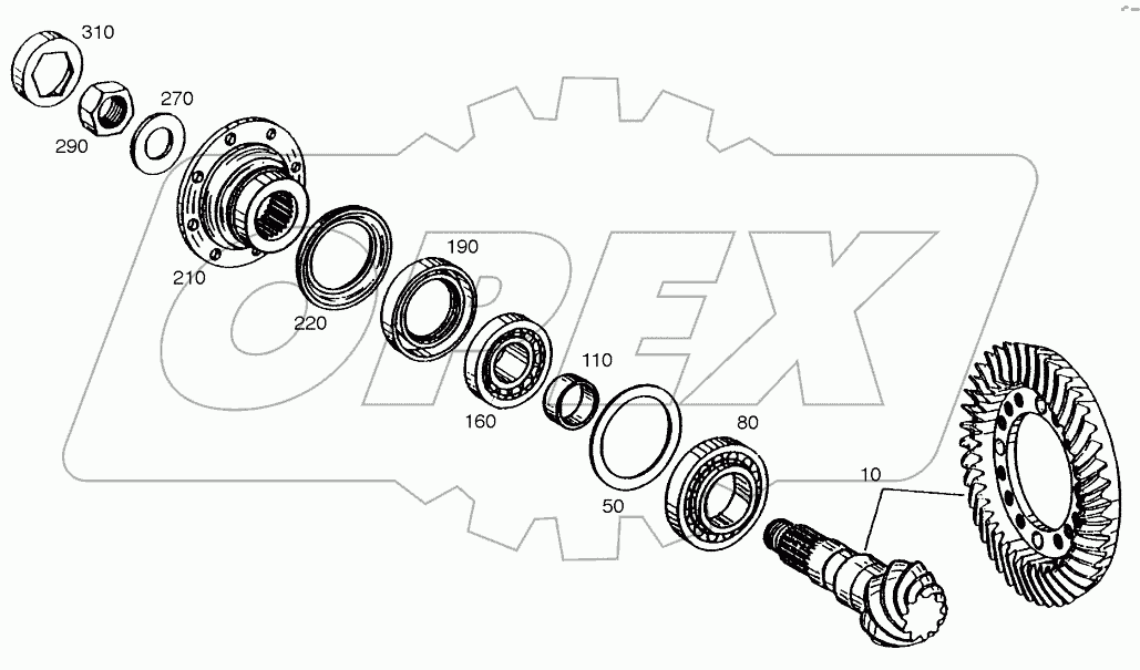  INPUT-REAR AXLE