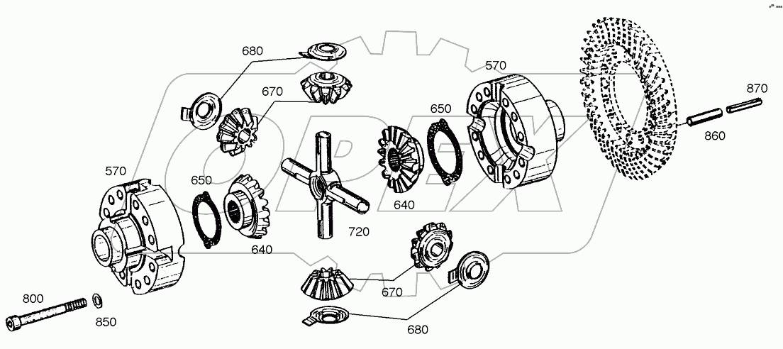  DIFFERENTIAL-FRONT AXLE