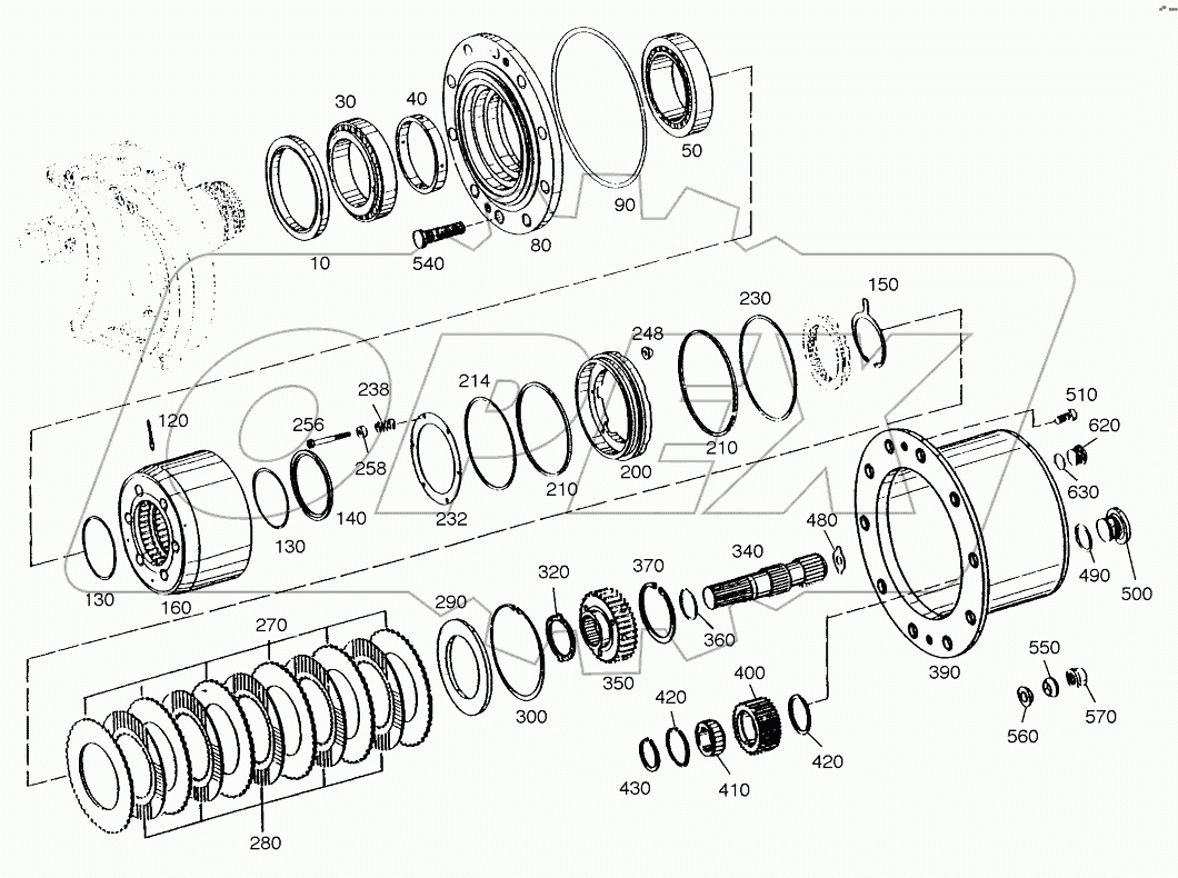  OUTPUT-FRONT AXLE