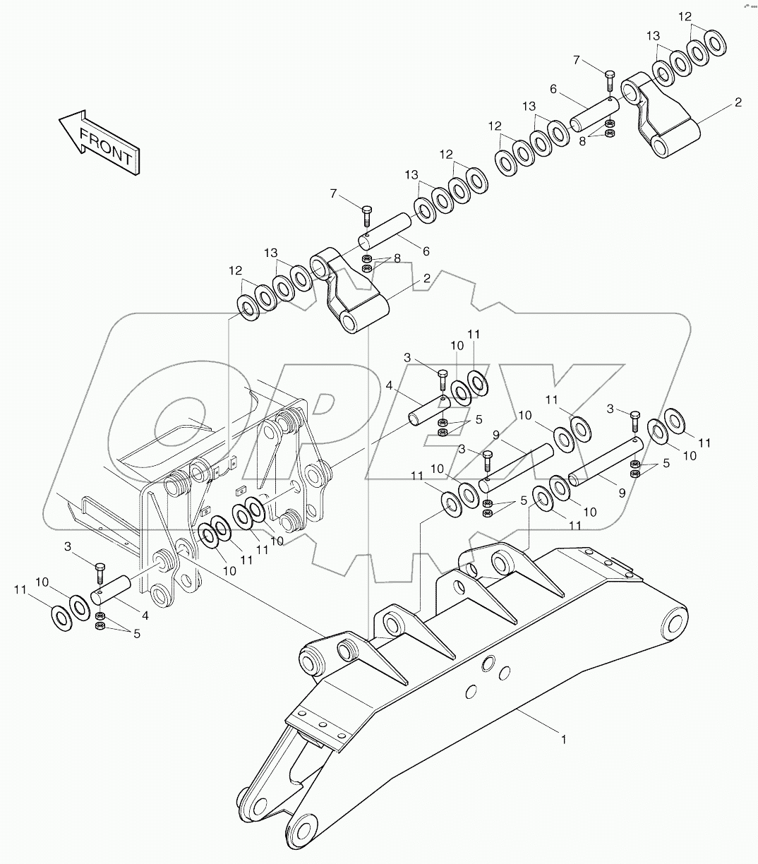  OUTRIGGER-REAR (1001-1145)